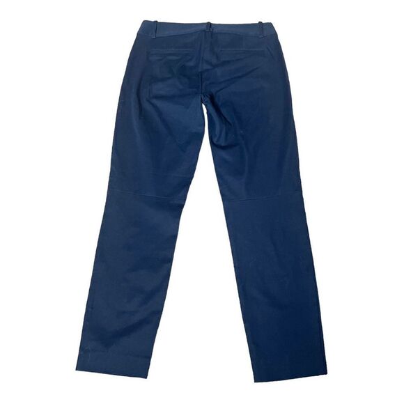 J Crew Women’s Navy Winnie Stretch Cotton Pants Style H5159 Size 0 - Picture 2 of 7